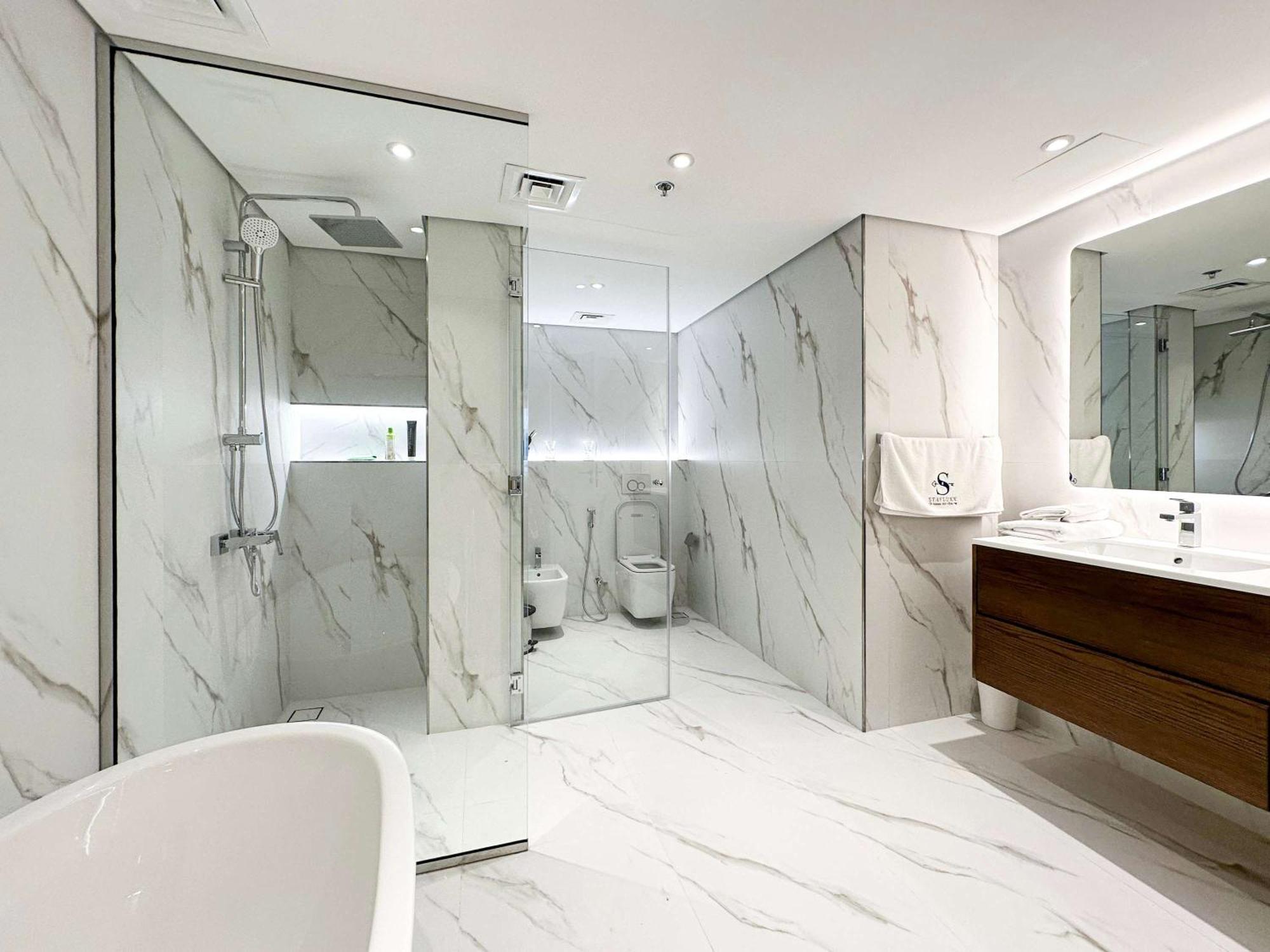 Fabulous 1 Bedroom Apartment At 5 Star Resort Dubai Exterior foto